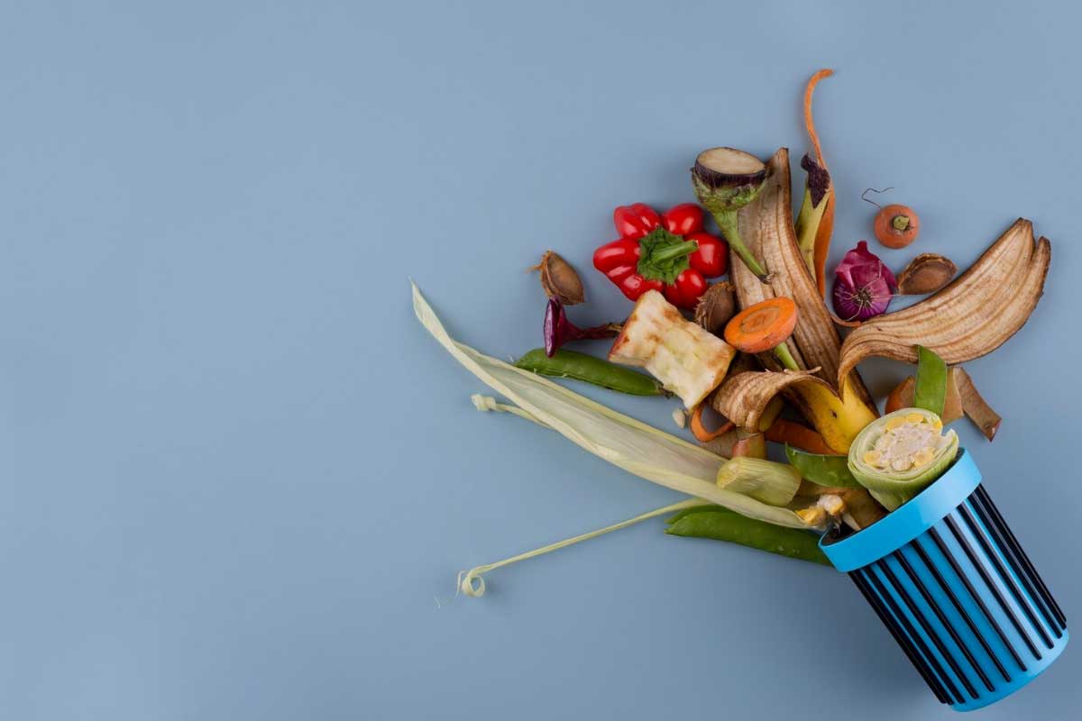 bukiet z bioodpadów